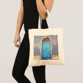 Blauwe Portugal deur Tote Bag (Voorkant (product))