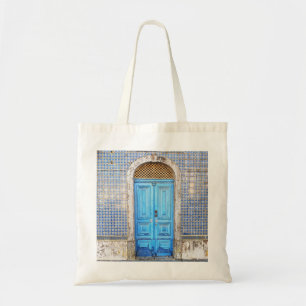 Blauwe Portugal deur Tote Bag
