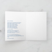 Blauwe Portugese tegels met twee engelen Notitiekaartje (Binnen)