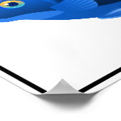 Blauwe Poster (Hoek)