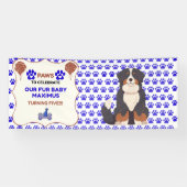 BLAUWE POTEN 6' VINYL VERJAARDAG ADOPTIE JONGEN H SPANDOEK (Horizontaal)