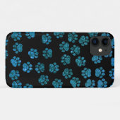 Blauwe poten, glitterpoten, blauw glitter, reuzenp Case-Mate iPhone case (Achterkant (horizontaal))