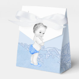 Blauwe Prins Baby Shower Favor Dozen Bedankdoosjes