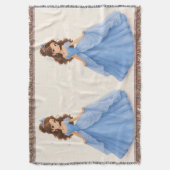 Blauwe prinses dekensling deken (Voorkant Verticaal)