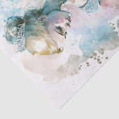 Blauwe prinses gaat naar de bal tissuepapier (Detail)