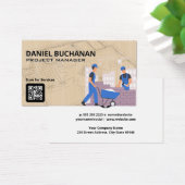 Blauwe Prints | arbeiders | Bouw Visitekaartje (Bureau)