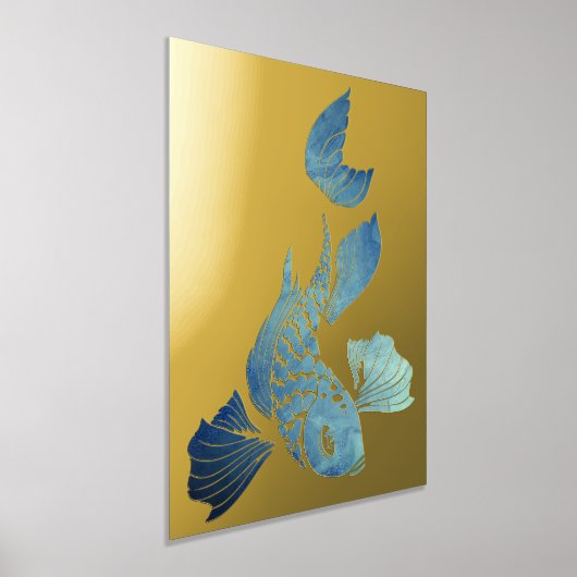 Blauwe Prints van de goudvis Folie (Laagn)