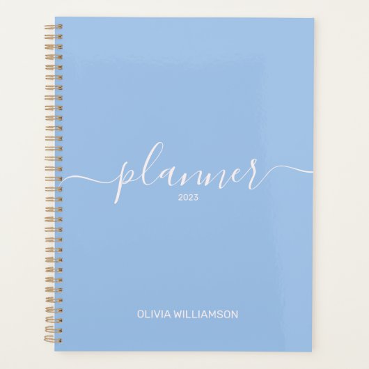 Blauwe professionele planner (Voorkant)