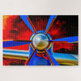 Blauwe propeller, Red Sky Legpuzzel