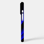 Blauwe Puls Case-Mate iPhone Case (Achterkant / Links)