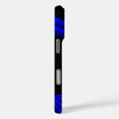 Blauwe Puls Case-Mate iPhone Case (Achterkant / Rechts)
