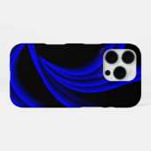 Blauwe Puls iPhone Hoesje (Achterkant horizontaal)