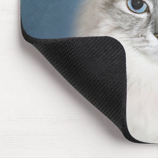 Blauwe puntkat muismat (Hoek)