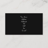 Blauwe puppy Visitekaartjes (Achterkant)