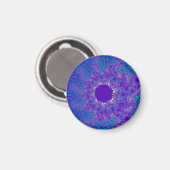 Blauwe puur Sunburst Magneet (Voorkant / Achterkant)