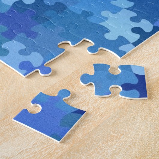 blauwe puzzel (Zijkant)
