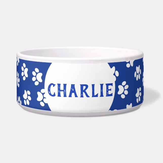 Blauwe pw afdrukken voerbakje (Voorkant)