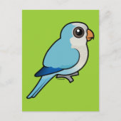 Blauwe Quaker Briefkaart (Voorkant)