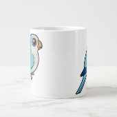 Blauwe Quaker Grote Koffiekop (Voorkant)