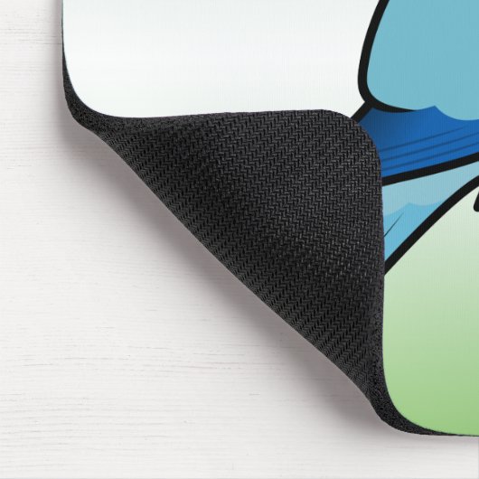 Blauwe Quaker Muismat (Hoek)