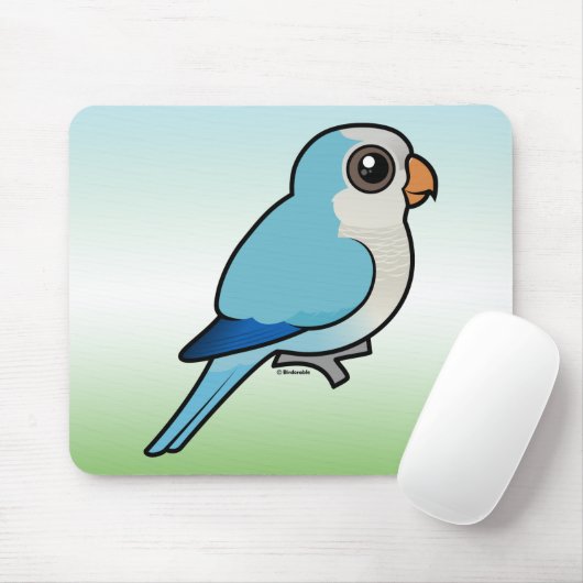 Blauwe Quaker Muismat (Met muis)