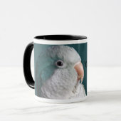 Blauwe Quaker Parrot Mok (Voorkant links)