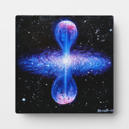 Blauwe quasar fotoplaat