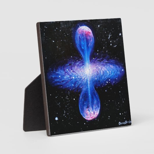 Blauwe quasar fotoplaat (Voorkant)