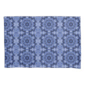Blauwe Quilt Kussensloop (Voorkant-Links)