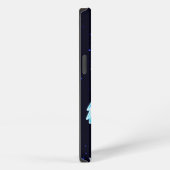 Blauwe Raaf Op Sterren iPhone Hoesje (Rechterkant)
