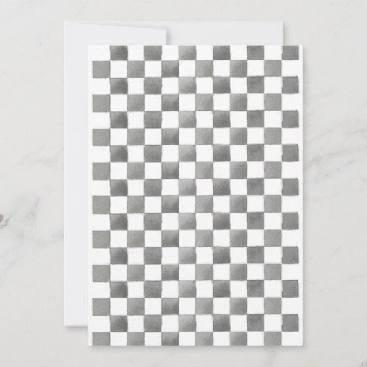 Blauwe Race Auto Snel Een Jongen Verjaardag Kaart (Achterkant)