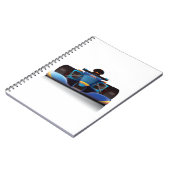 Blauwe Raceauto Notitieboek (Linkerzijde)