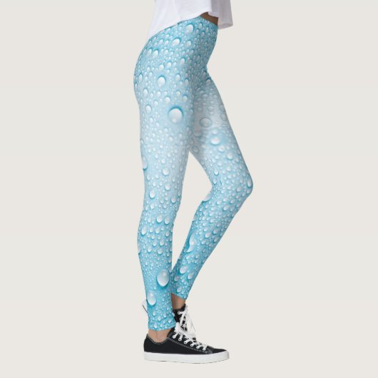 BLAUWE RAINDROP DEW PATROON LEGGINGS (Rechts)