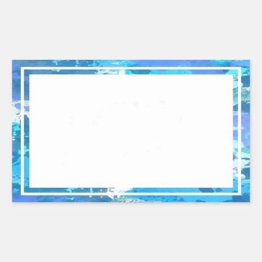 Blauwe Rand Stickers (Voorkant)