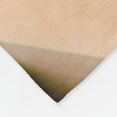 Blauwe rechthoek Abstract Fleece Deken (Hoek)