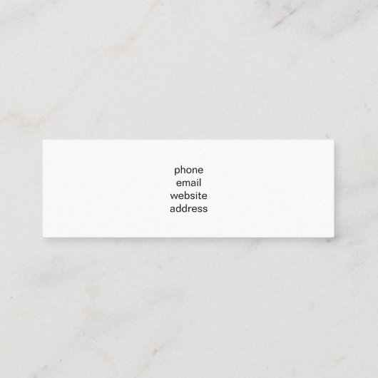 Blauwe rechthoekvormen op roze achtergrond mini visitekaartje (Achterkant)