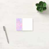Blauwe rechthoekvormen op roze achtergrond post-it® notes (Kantoor)