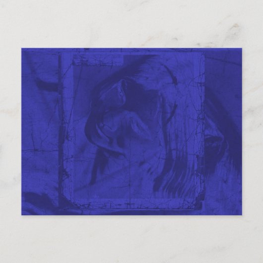 Blauwe reflecties I Briefkaart (Voorkant)