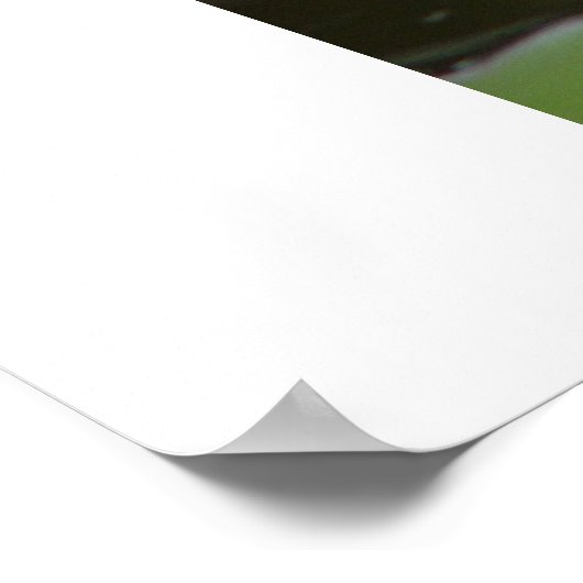 Blauwe reflecties poster (Hoek)