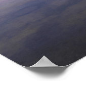 Blauwe reflecties poster (Hoek)