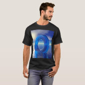 Blauwe Reflecties T-shirt (Voorkant volledig)