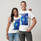 Blauwe Reflecties T-shirt (Unisex)