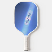 Blauwe refractie pickleball paddle (Voorkant)