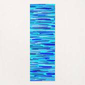 Blauwe Regen druppels Abstract Yogamat (Voorkant)