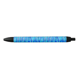 Blauwe Regen druppels Abstract Zwarte Inkt Pen