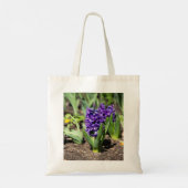Blauwe regen in de lente tote bag (Achterkant)
