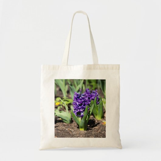 Blauwe regen in de lente tote bag (Voorkant)