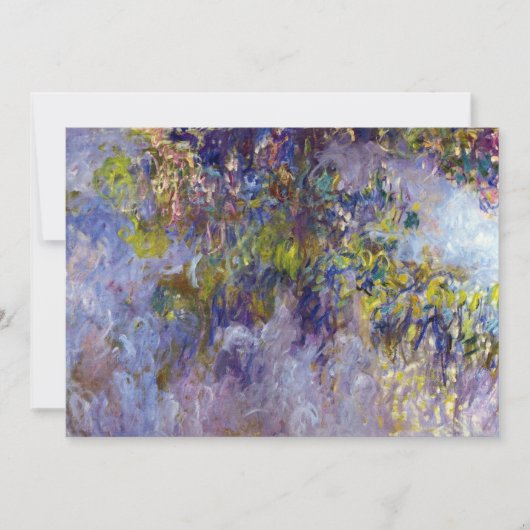 Blauwe regen (linkerhelft) door Claude Monet (Voorkant)