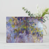 Blauwe regen (linkerhelft) door Claude Monet (Staand voorkant)