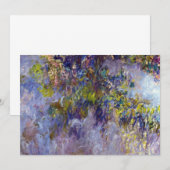 Blauwe regen (linkerhelft) door Claude Monet (Voorkant / Achterkant)